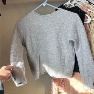 La Maille Sézane Gray Women's Sweater